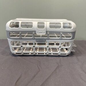 Munchkin High Capacity Dishwasher Basket White & Gray, 25% LARGER, BPA Free, NEW